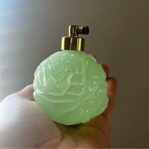 AS IS Jadeite I.W. Rice Co Perfume Bottle